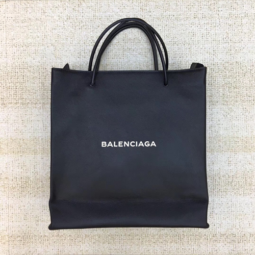 발렌시아가 17F/W 로고 쇼핑백 스몰 토트백 482546 블랙