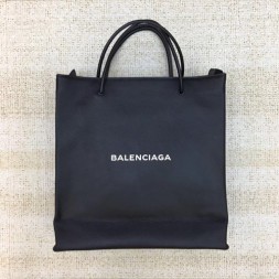 발렌시아가 17F/W 로고 쇼핑백 스몰 토트백 482546 블랙