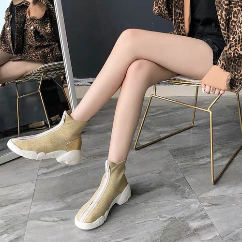 디올 테크니컬 니트 F. TWO POINT ZERO 하이탑 스니커즈 M50062 골드