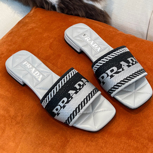 프라다 여성용 슬리퍼 F0855 그레이