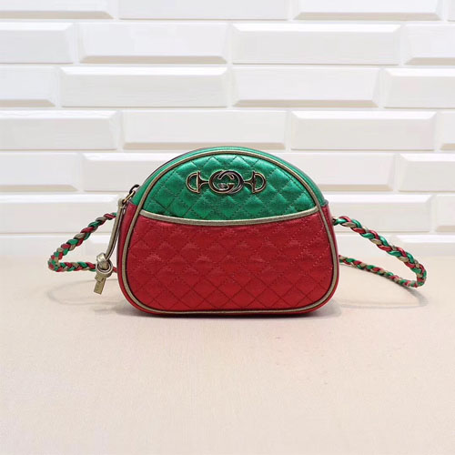 구찌 라미네이트 가죽 미니 백 534951 그린