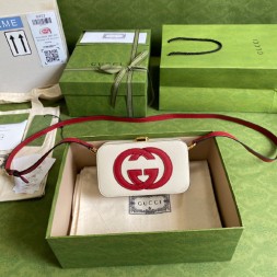 구찌 인터로킹 G 미니백 658230 화이트
