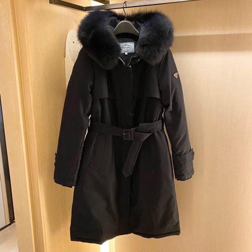 프라다 여성용 패딩 3A434 블랙