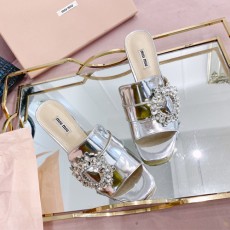 미우미우 신상 샌들 57207 실버