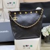 샤넬 라지 호보 버킷백 램스킨 AS5406