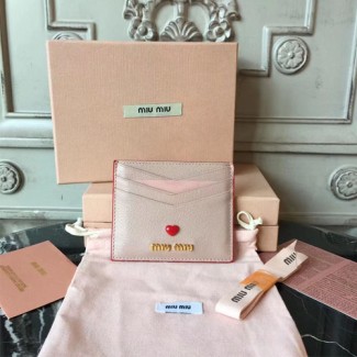 미우미우 신상 카드지갑 5MC002 핑크