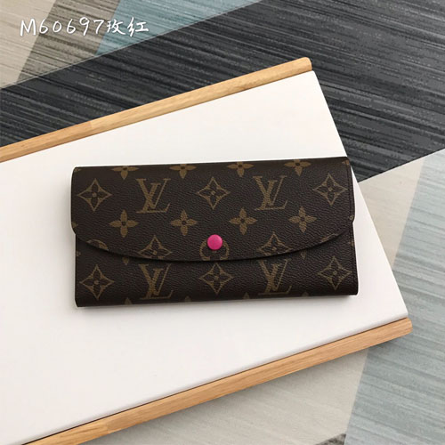 루이비통 모노그램 에밀리 장지갑 M60697 체리핑크