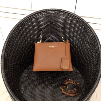 프라다 듀 스몰 토드백 1BA234 브라운