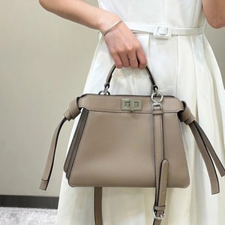 펜디 미니 피카부 8BN244 그레이