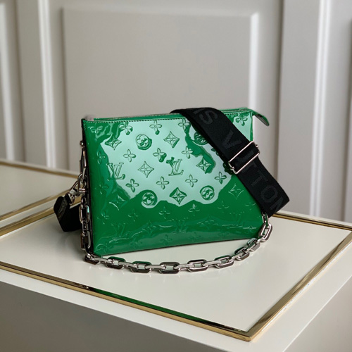 루이비통 에나멜 쿠상 PM M57793 그린