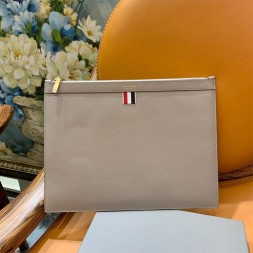 톰브라운 남여공용 클러치백 T33277 라지 그레이