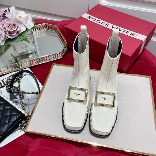 로저비비에 앵글부츠 RV5493 화이트