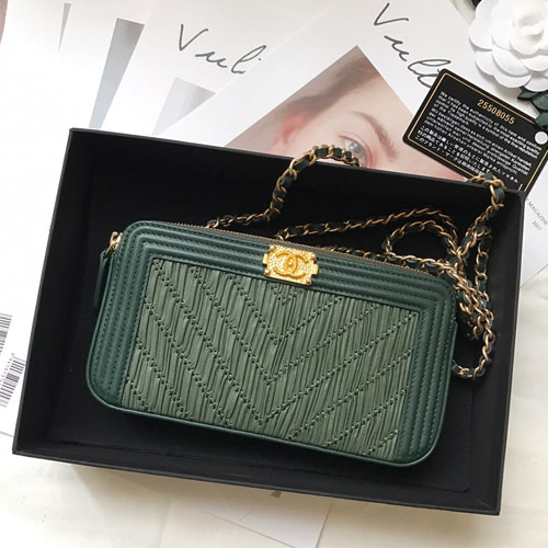 샤넬 신상 체인 미니백 S55019 그린