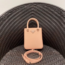 프라다 브러쉬드 레더 스몰 토트백 1BA331-2