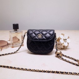 샤넬 체인 미니백 AS1461 램스킨 블랙