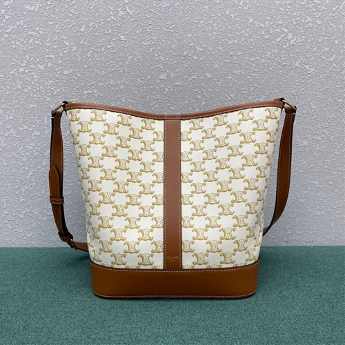 셀린느 트라이엄프 버킷백 미디엄 191132 아이보리