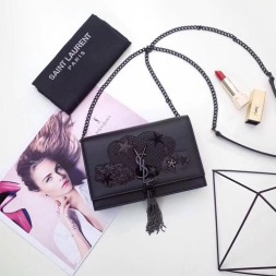 입생로랑 신상 테슬 체인 크로스백 452159 블랙 메탈