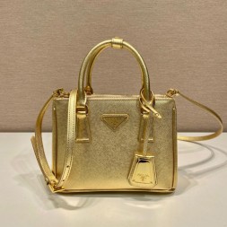 프라다 겔러리아 사피아노 마이크로 백 1BA906 금색