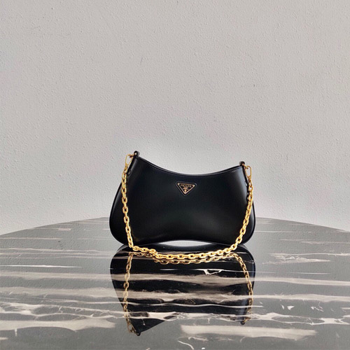 프라다 체인 숄더백 1BC148 블랙