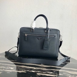 프라다 사피아노 서류가방 2VE016 네비이