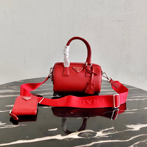 프라다 사피아노 테수토 숄더백 1BB846 레드