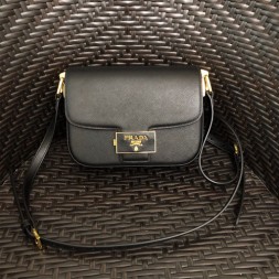 프라다 사피아노 앙상블 숄더백 1BD217 블랙