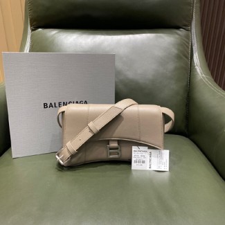 발렌시아가 아워글래스 숄더백 671355 베이지