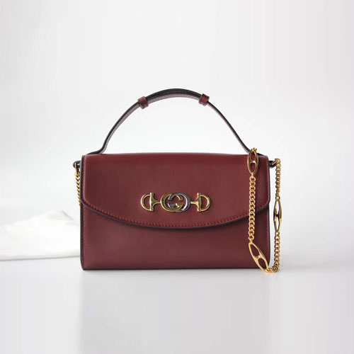 구찌 주미 스몰 숄더백 572375 버건디