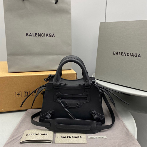 발렌시아가 NEO CLASSIC 미니 탑 핸들 백 638524 블랙