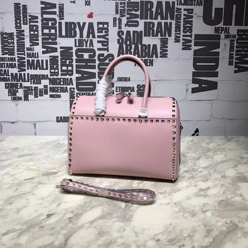 발렌티노 락스터드 탑핸들백 NW0P0272 핑크