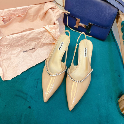 미우미우 신상 샌들 57220 누드