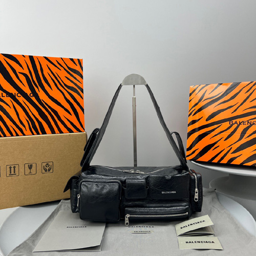 발렌시아가 슈퍼비지 숄더백 92763 블랙