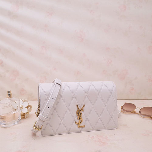 입생로랑 앤지 퀼팅 체인백 568906 화이트