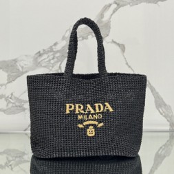 프라다 라피아 크로셰 라탄백 1BG392