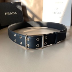 프라다 신상  벨트 PD-6119  블랙 은장