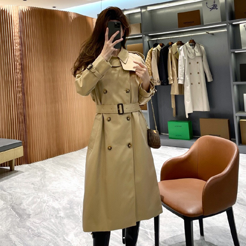 버버리 여성용 롱코트 BR24034 베이지