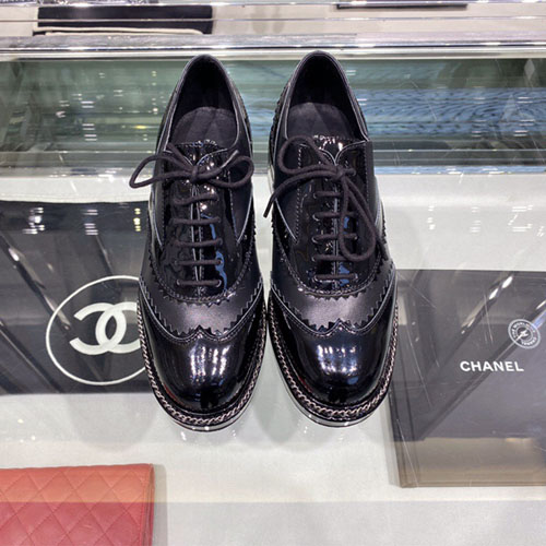 샤넬 신상 레이스업 G34115 블랙