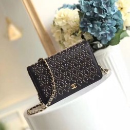 샤넬 신상 체인 크로스백 A33814 램스킨 블랙