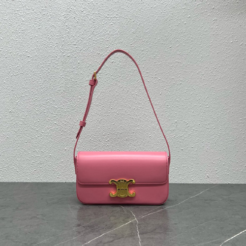 셀린느 트리오페 숄더백 194142 가죽 핑크