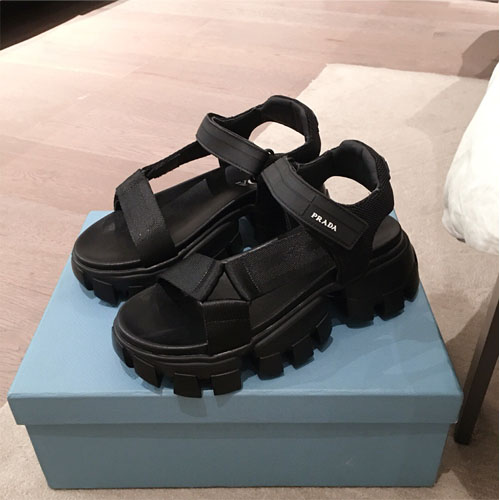 프라다 여성용 신상 샌들 F0777 블랙