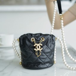  샤넬 진주 체인백 AS2129 블랙