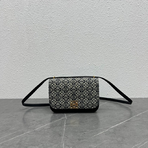 로에베 고야 스몰 숄더백 11500 블랙