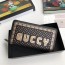 구찌 프린트 로고 장지갑 510488 블랙