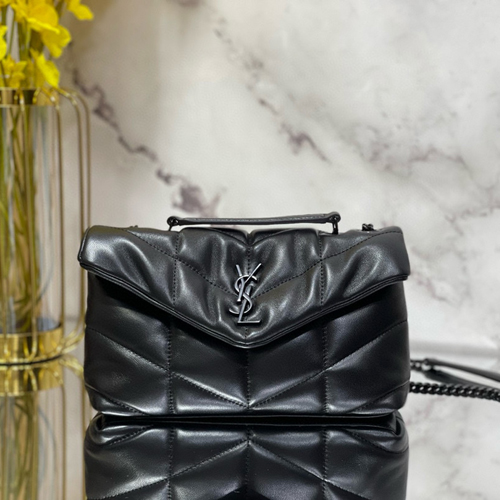 생로랑 퀼팅 푸퍼 토이 숄더백 759337-2