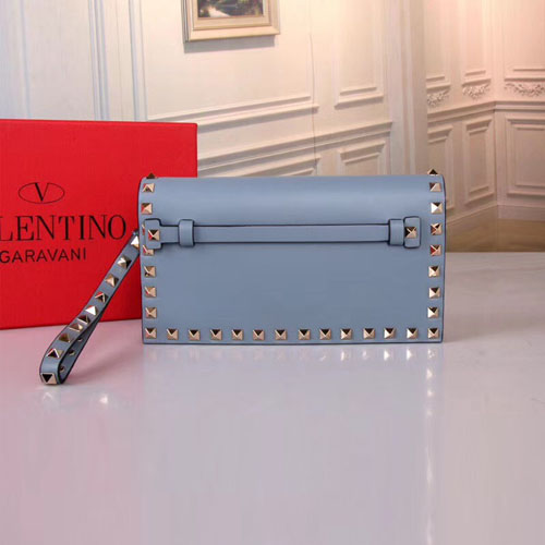 발렌티노 락스터드 스몰 클러치백 KW2B0960 민트 금장