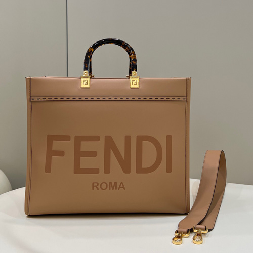 펜디 선샤인 미디엄 쇼퍼백 8BH386 베이지