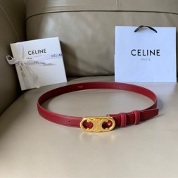 셀린느 신상 벨트 CE8001  레드  금장