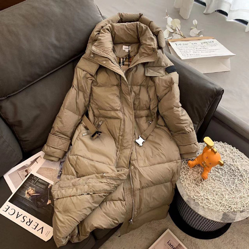 버버리 여성용 롱패딩 80019219 베이지