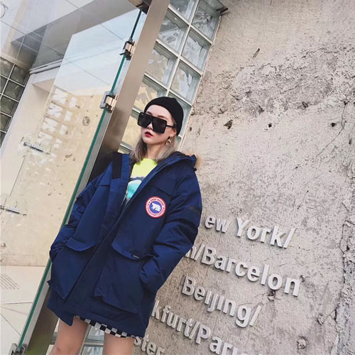 캐나다구스 남여공용 익스페디션 패딩 645032 네이비