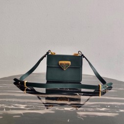 프라다 사피아노 가죽 심볼백 1BD270 그린